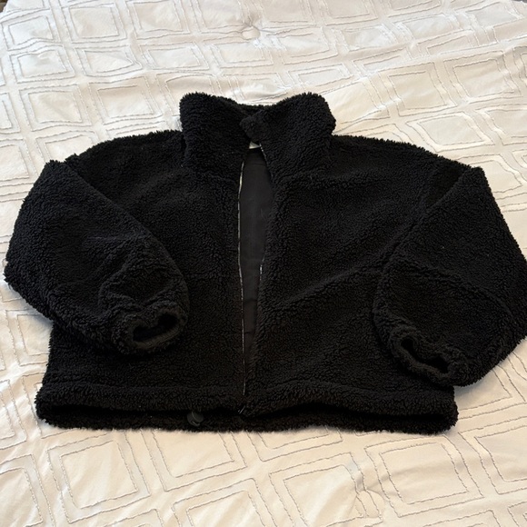 lululemon athletica Jackets & Blazers - lululemon athletica Black Teddy Jacket